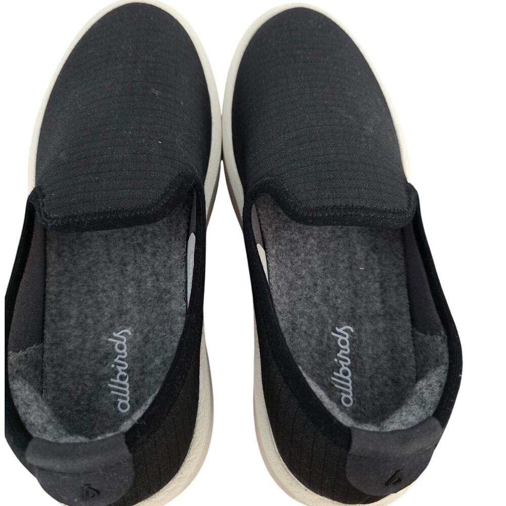 All Birds Black Wool Lounger, Women's Size 6 Loafers - Picture 4 of 6